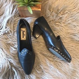 vintage Zodiac studded shoes